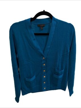 J.Crew Harlow Cardigan Teal Size M